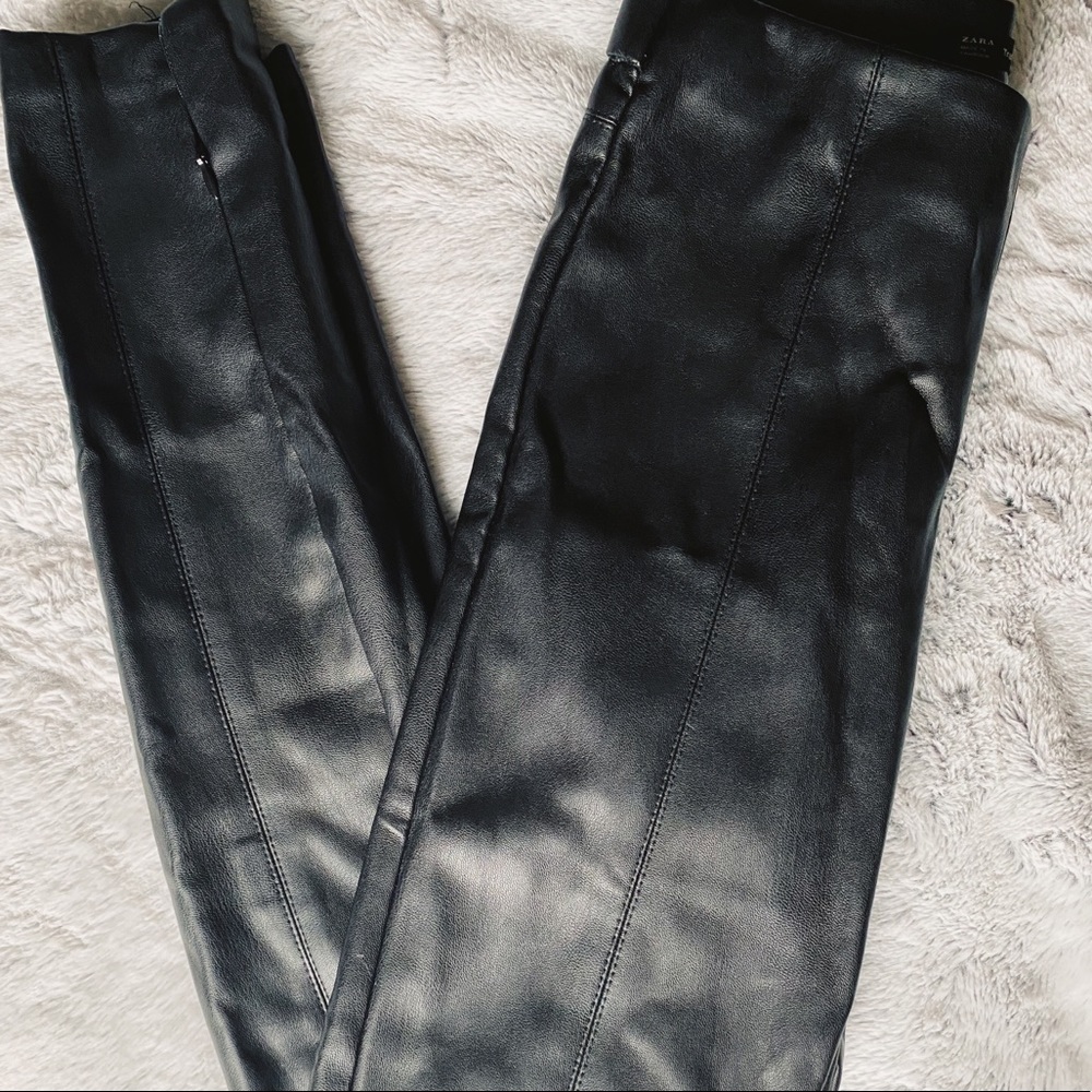 Zara Feaux Leather Pants